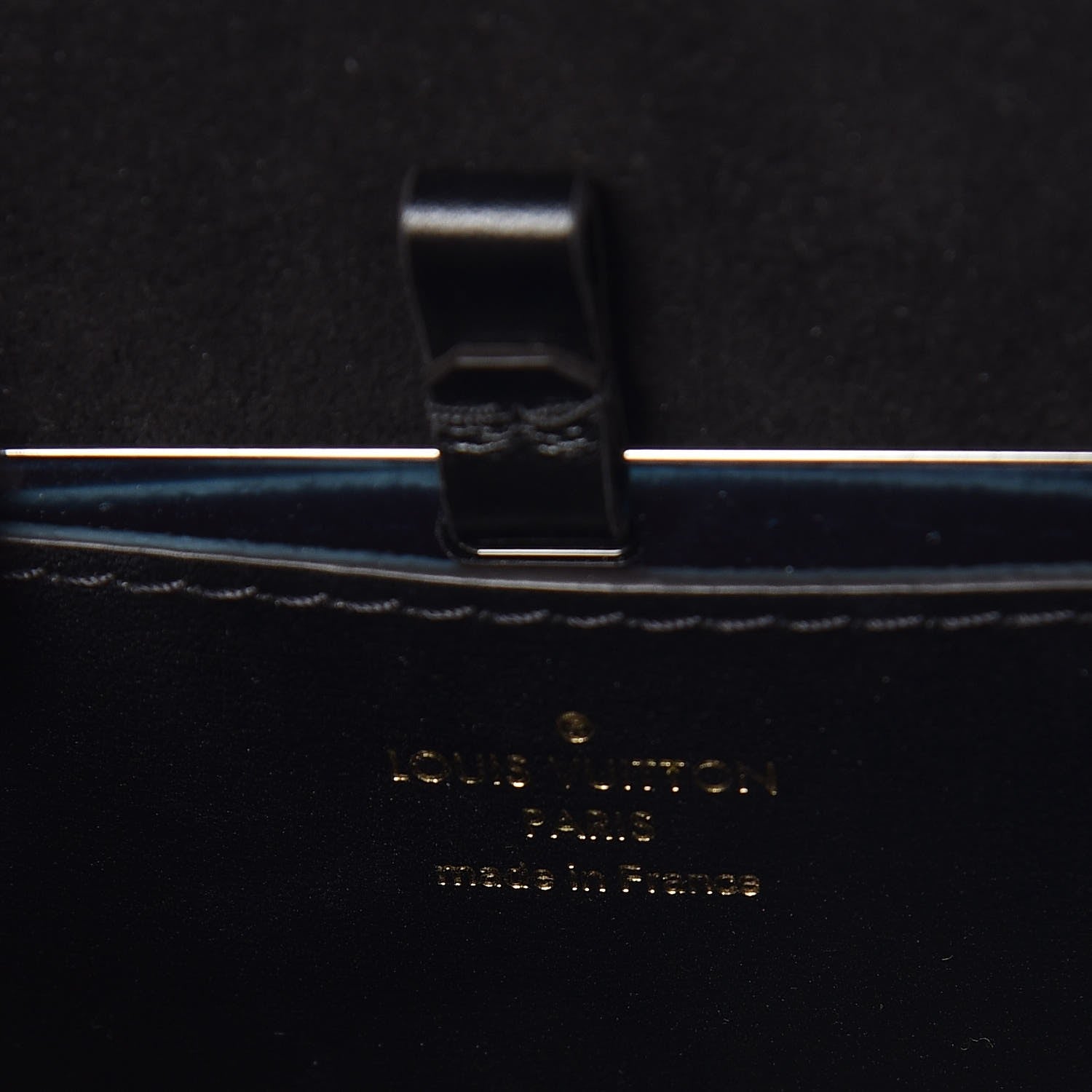 Louis Vuitton Veau Satin Monogram Twist Shoulder Bag MM Black 6 of 7