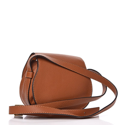 Chloe Calfskin Mini Marcie Round Crossbody Bag Tan 3 of 10