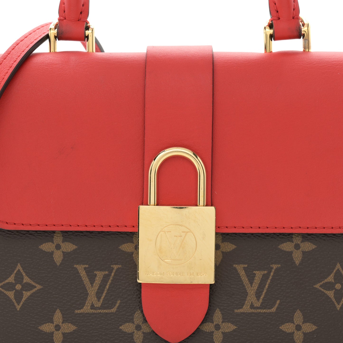 Monogram Locky BB Coquelicot