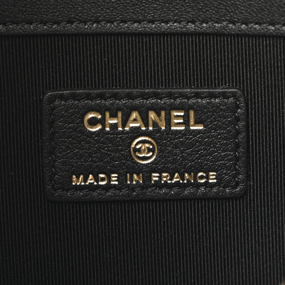 Chanel Calfskin Quilted Medium CC Pocket Cosmetic Case Black 6 of 10