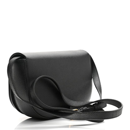 Balenciaga Grained Calfskin Logo Print Ville Day Bag XS Black 3 of 10