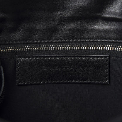 Balenciaga Chevre Silver Metallic Edge Hardware Envelope Clutch Black 8 of 10