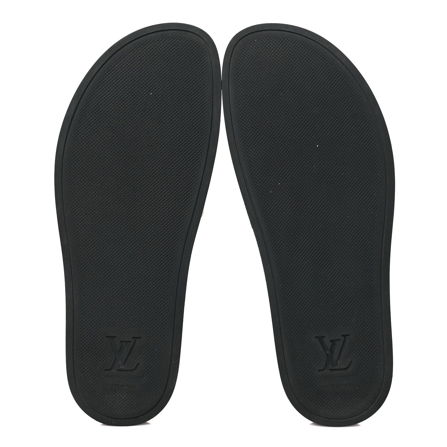 Louis Vuitton Rubber Monogram Mens Waterfront Mules 8.5 Macassar 5 of 8