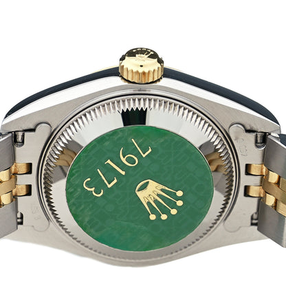 Rolex Stainless Steel 18K Yellow Gold 26mm Oyster Perpetual Datejust Watch Champagne 79173 8 of 8