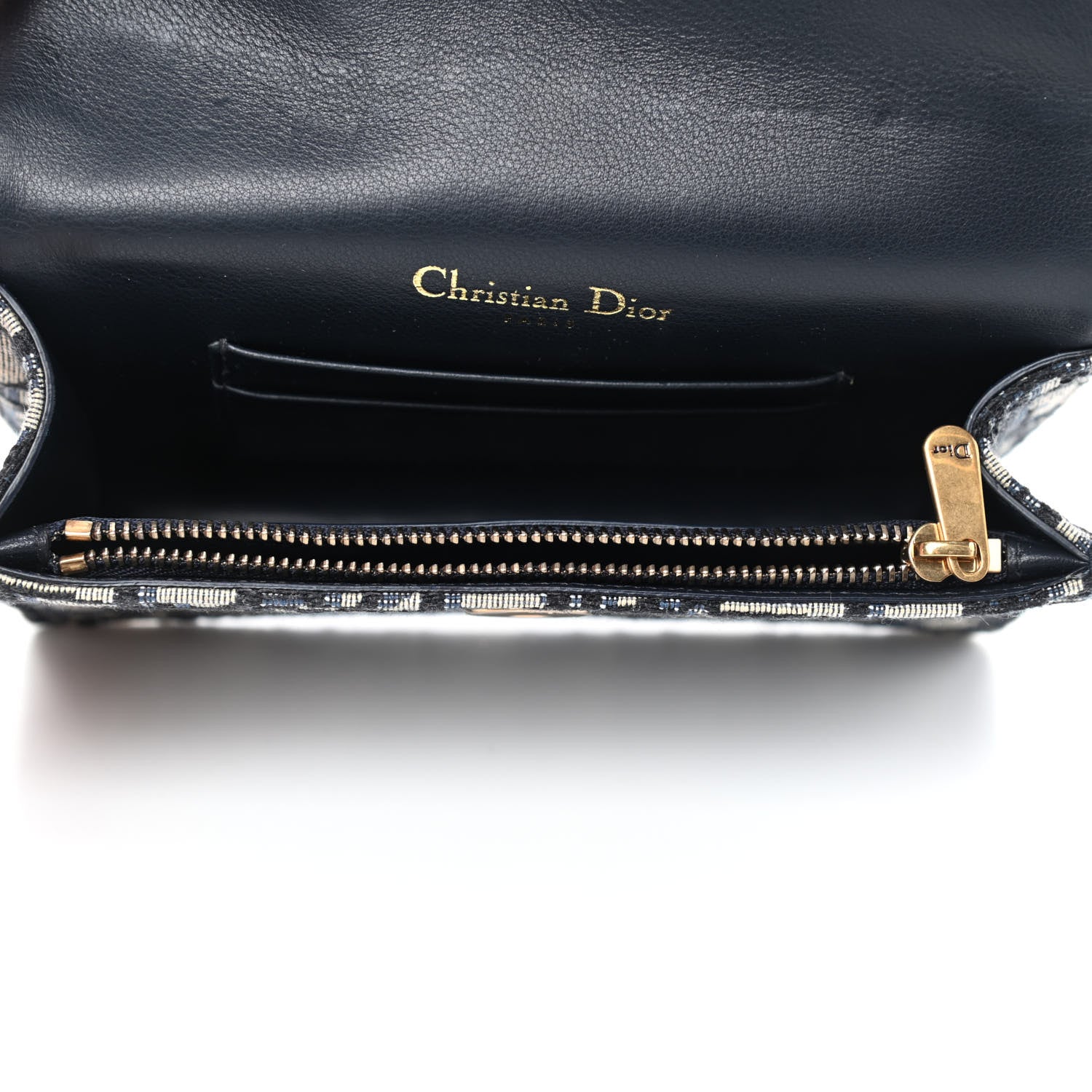 Christian Dior Oblique Saddle Belt Bag Blue 4 of 4