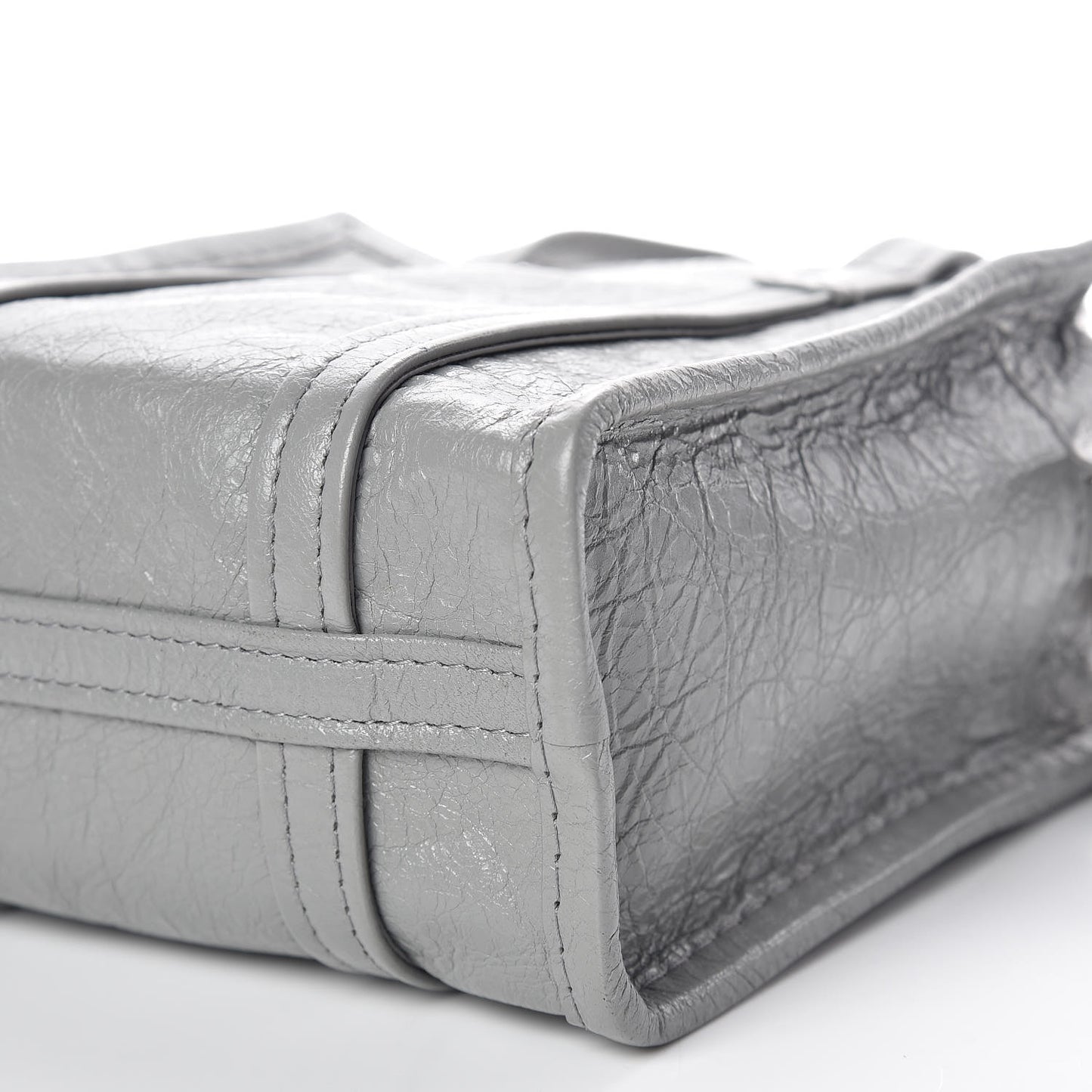 Agneau XXS Bazar Shopper Tote Gris Haussmannien