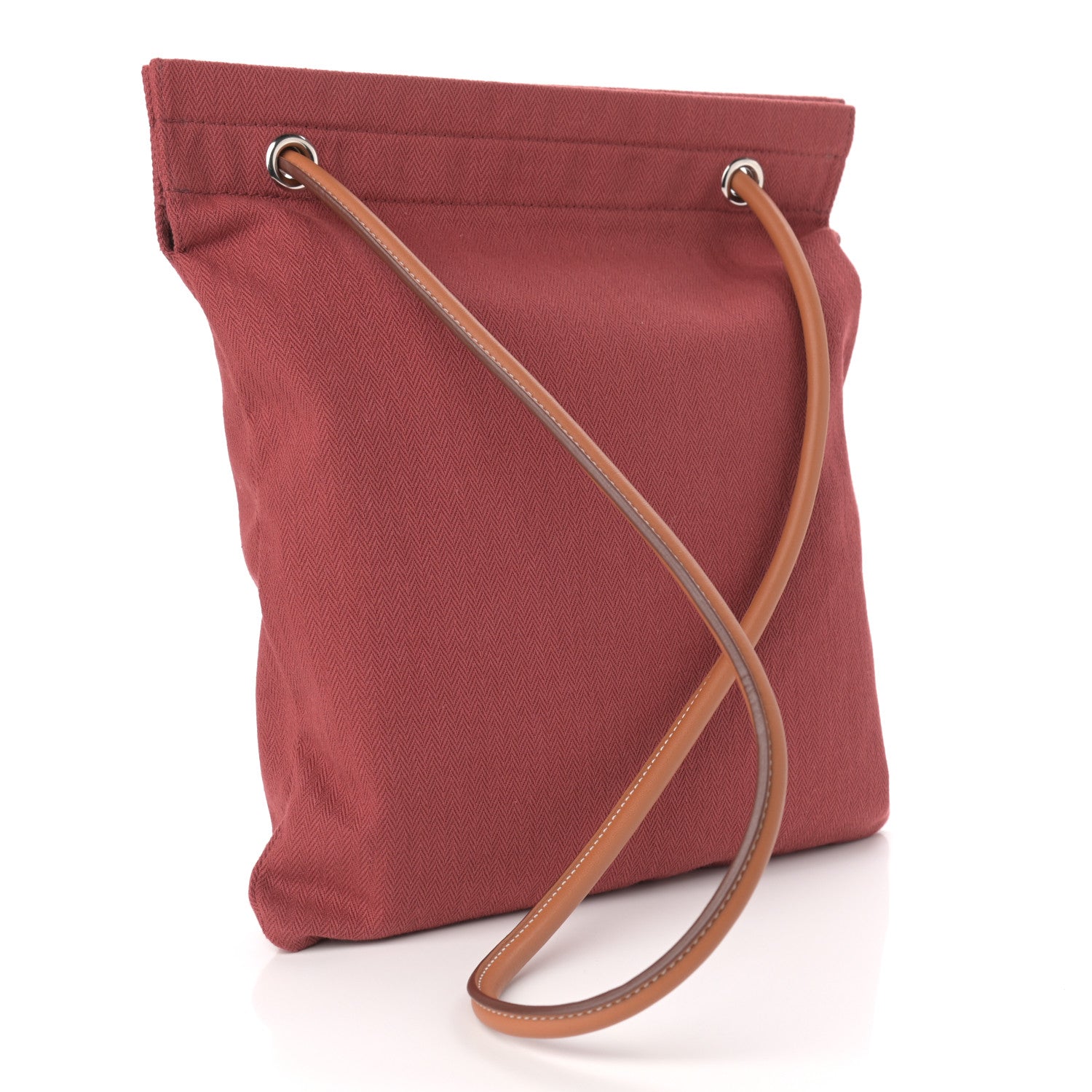 Hermes Canvas Swift Aline Grooming Bag Rouge H Gold 3 of 9