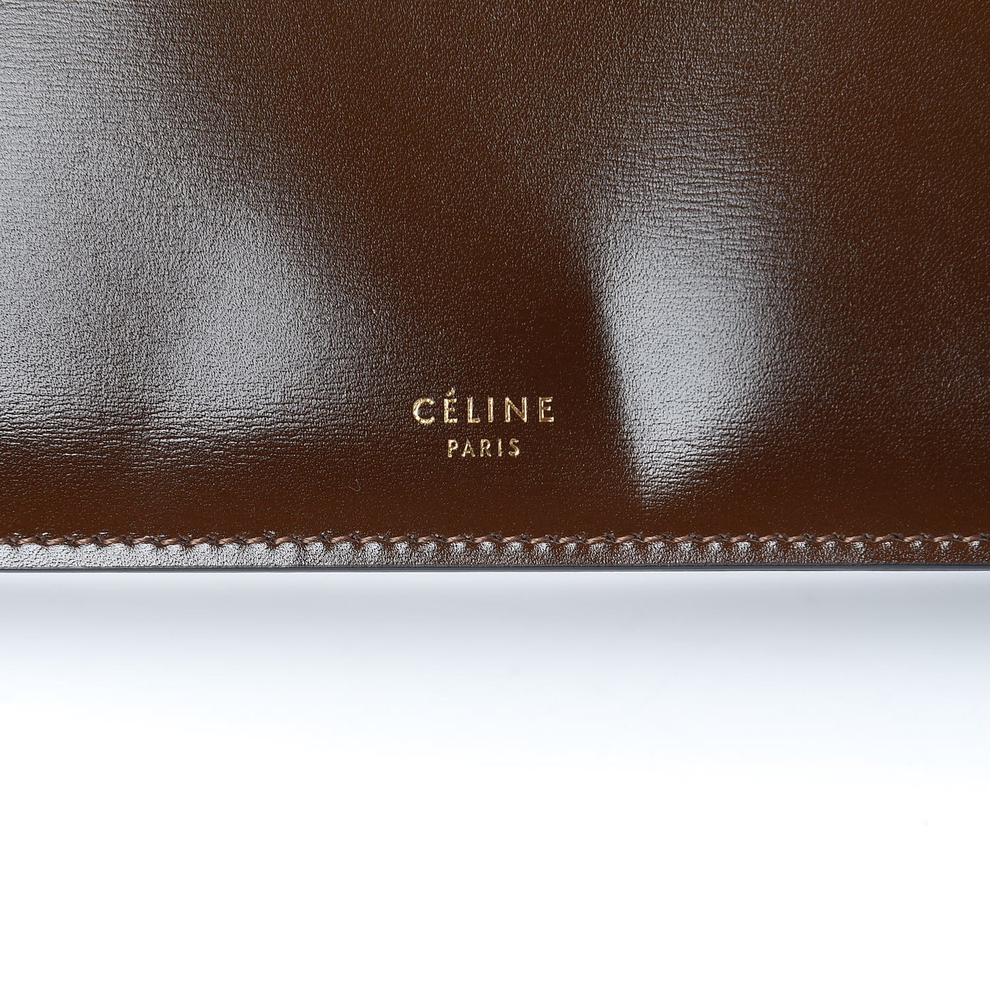 Patina Box Calfskin Medium Clasp Bag Camel