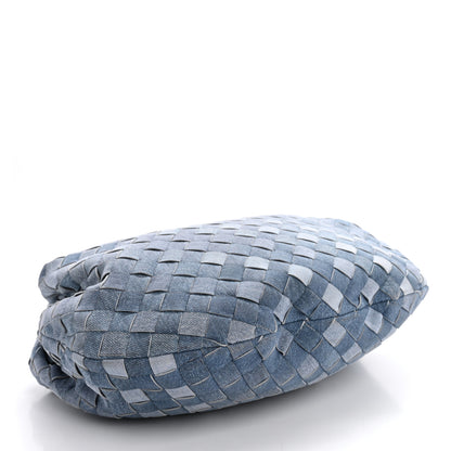 Bottega Veneta Nappa Denim Effect Intrecciato Teen Jodie Hobo Denim 4 of 12