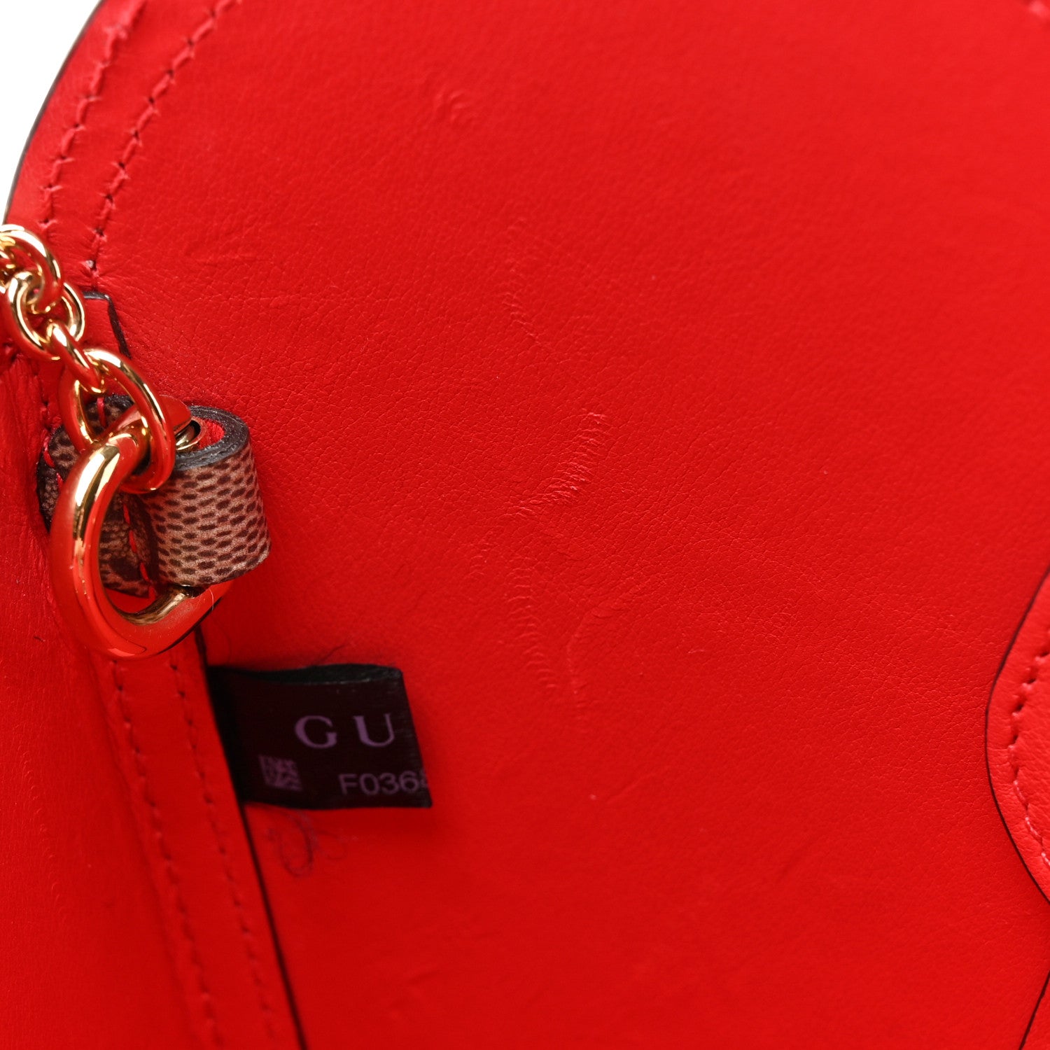 Gucci GG Supreme Monogram Love Valentines Day Small Heart Bag Beige Ebony New Geranium 10 of 11