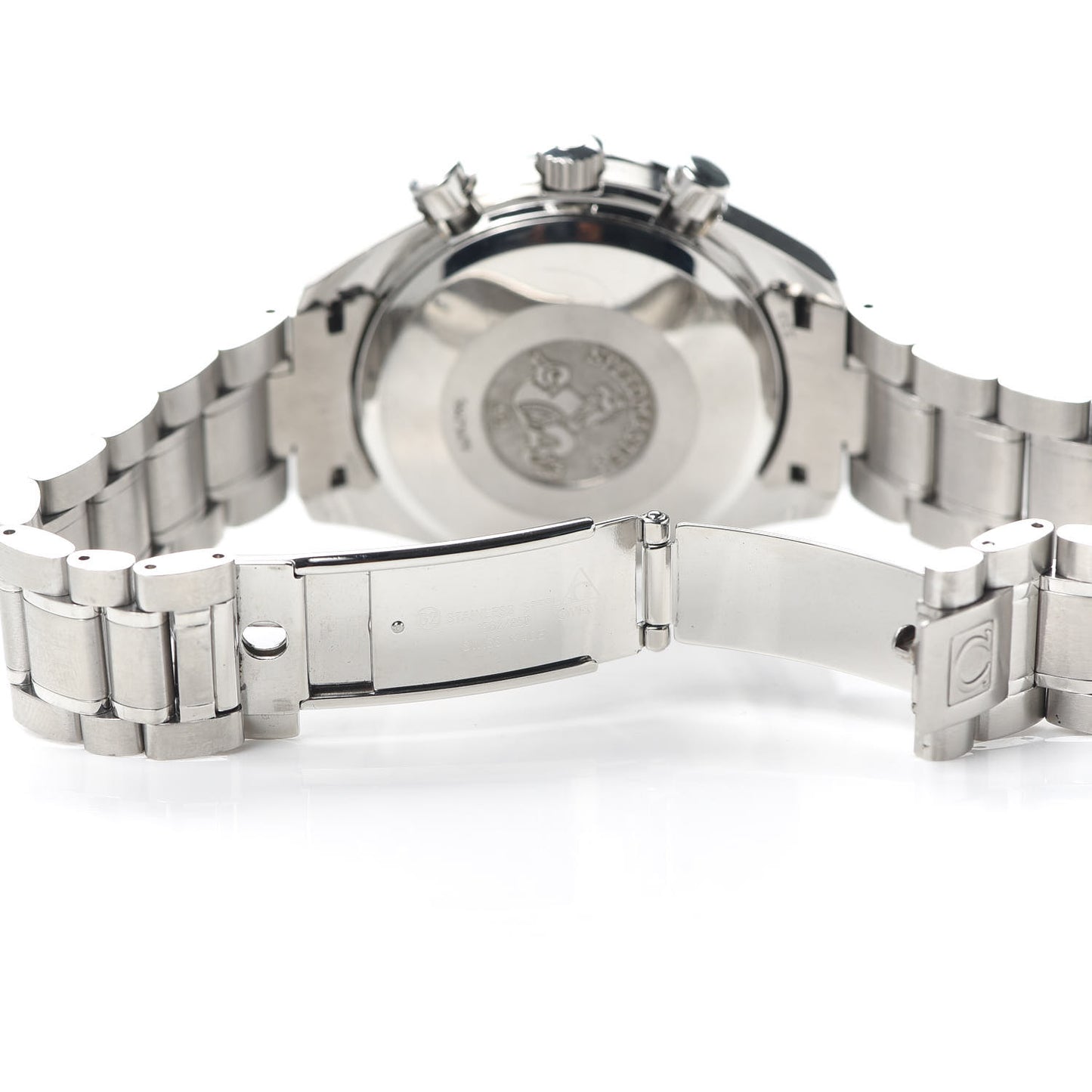 Stainless Steel 38mm Speedmaster Automatic Watch Black 3523.50