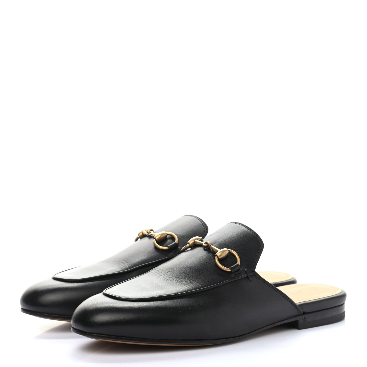 Gucci Calfskin Womens Princetown Slippers 36 Black 3 of 10
