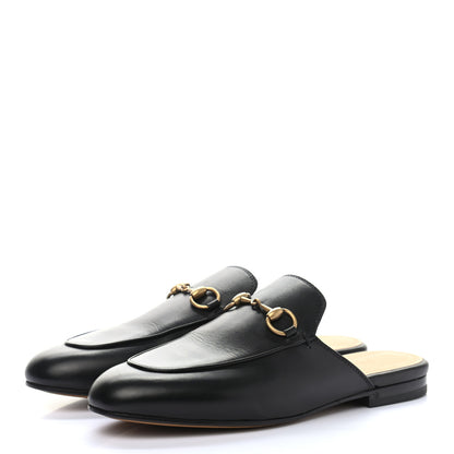 Gucci Calfskin Womens Princetown Slippers 36 Black 3 of 10