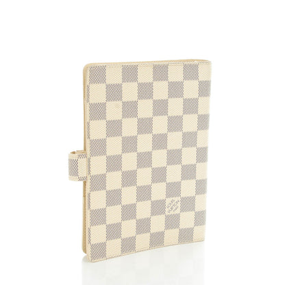 Louis Vuitton Damier Azur Medium Ring Agenda Cover 3 of 7