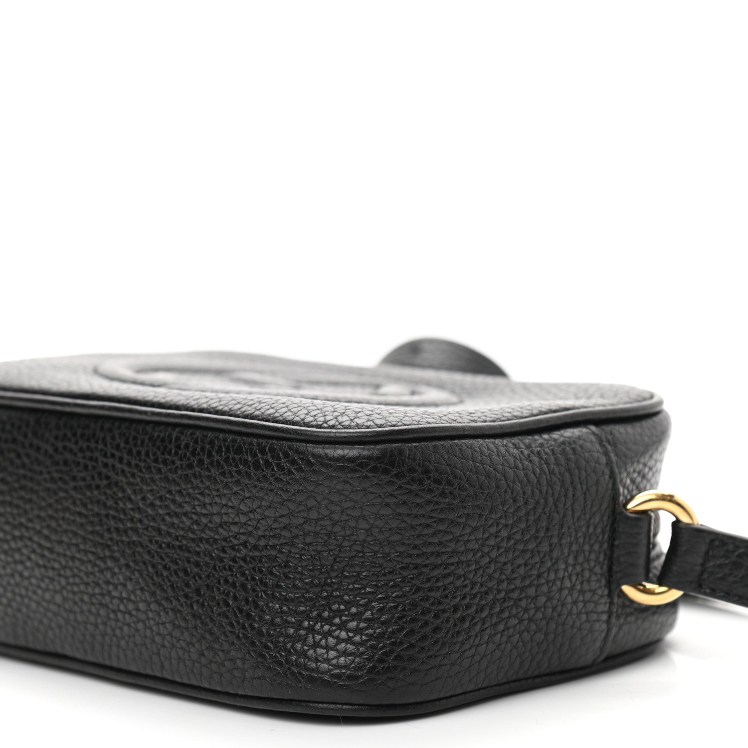 Gucci Pebbled Calfskin Mini Soho Disco Bag Black 10 of 11