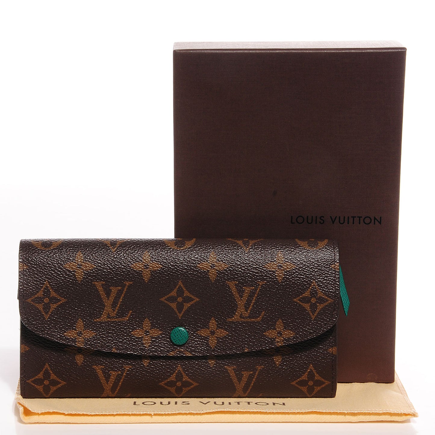 Monogram Emilie Wallet Vert