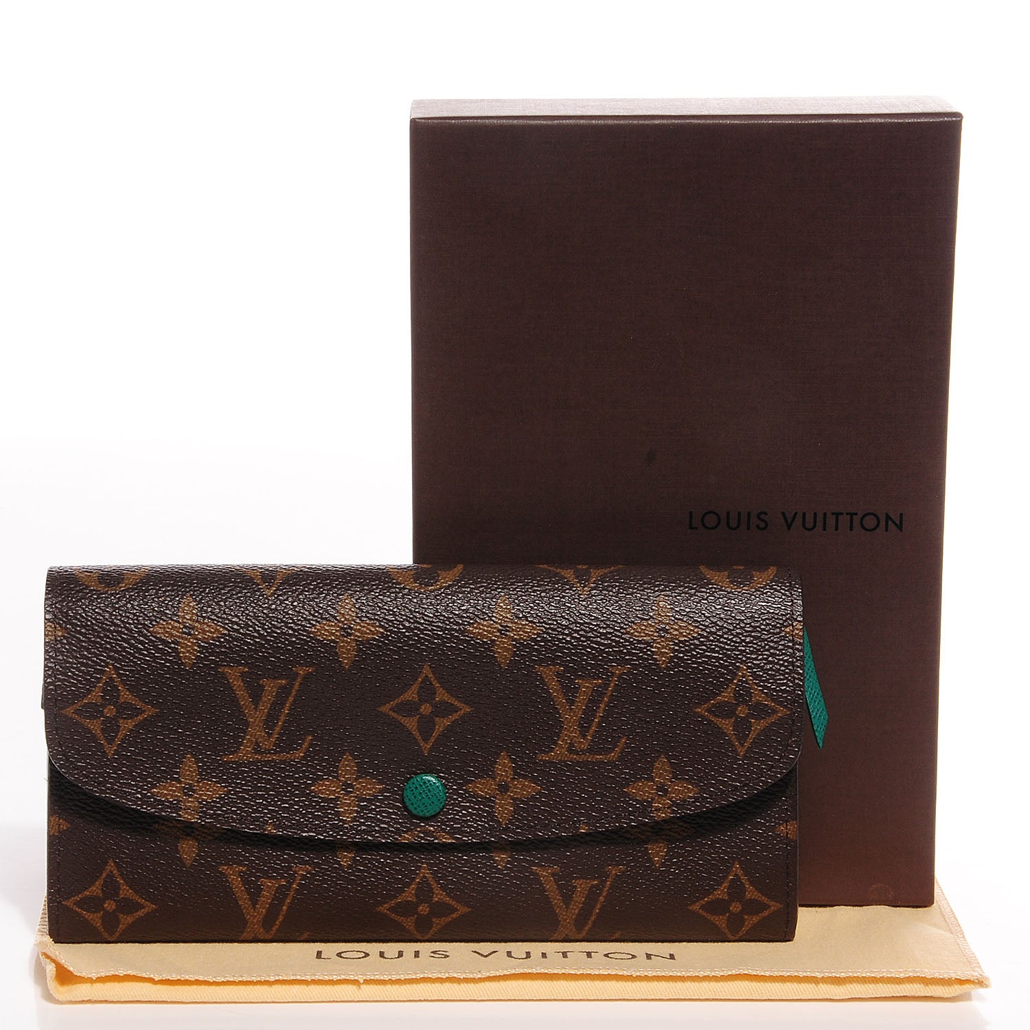 Louis Vuitton Monogram Emilie Wallet Vert 5 of 8