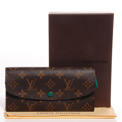 Louis Vuitton Monogram Emilie Wallet Vert 5 of 8