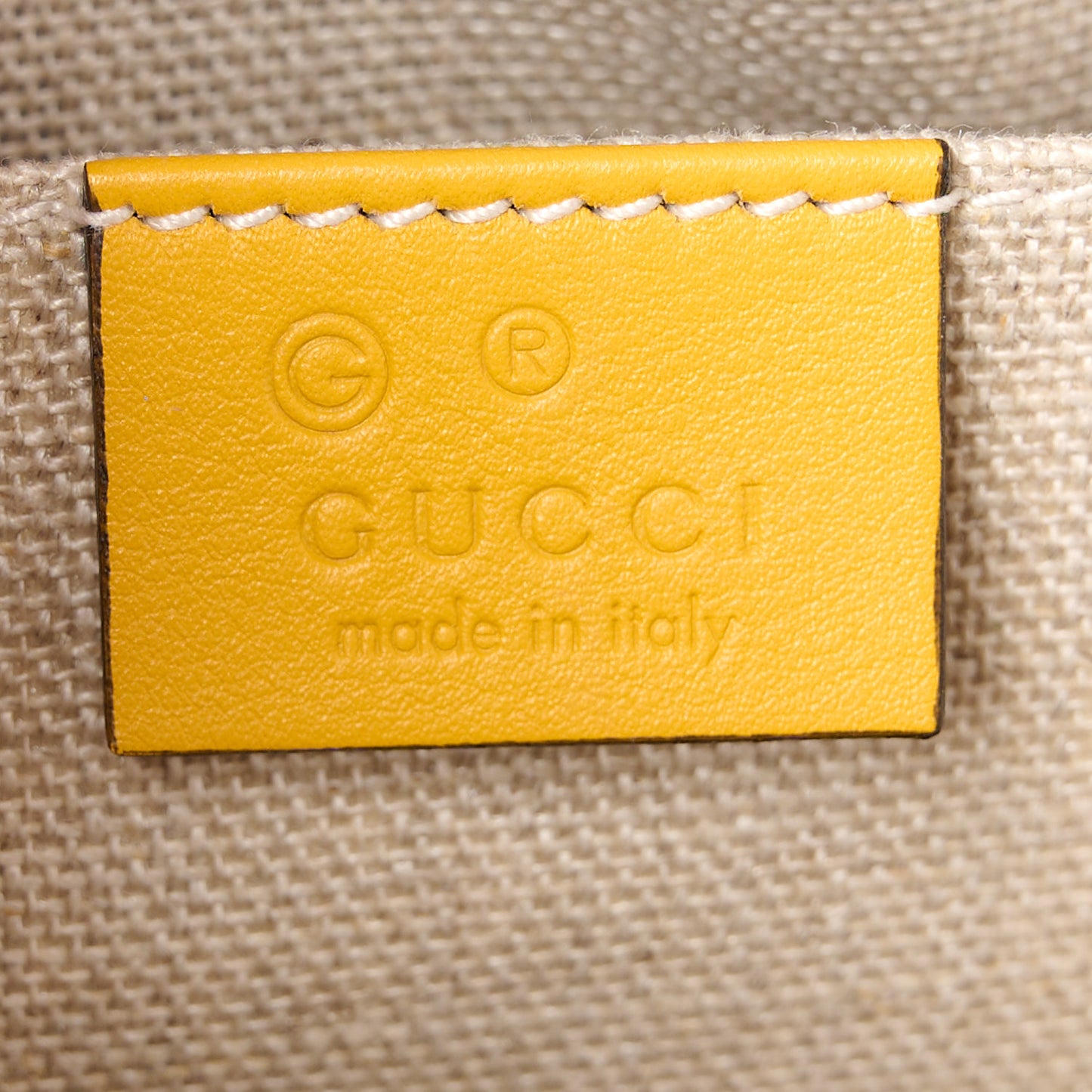 Soft Microguccissima Mini Dome Bag New Buttercup