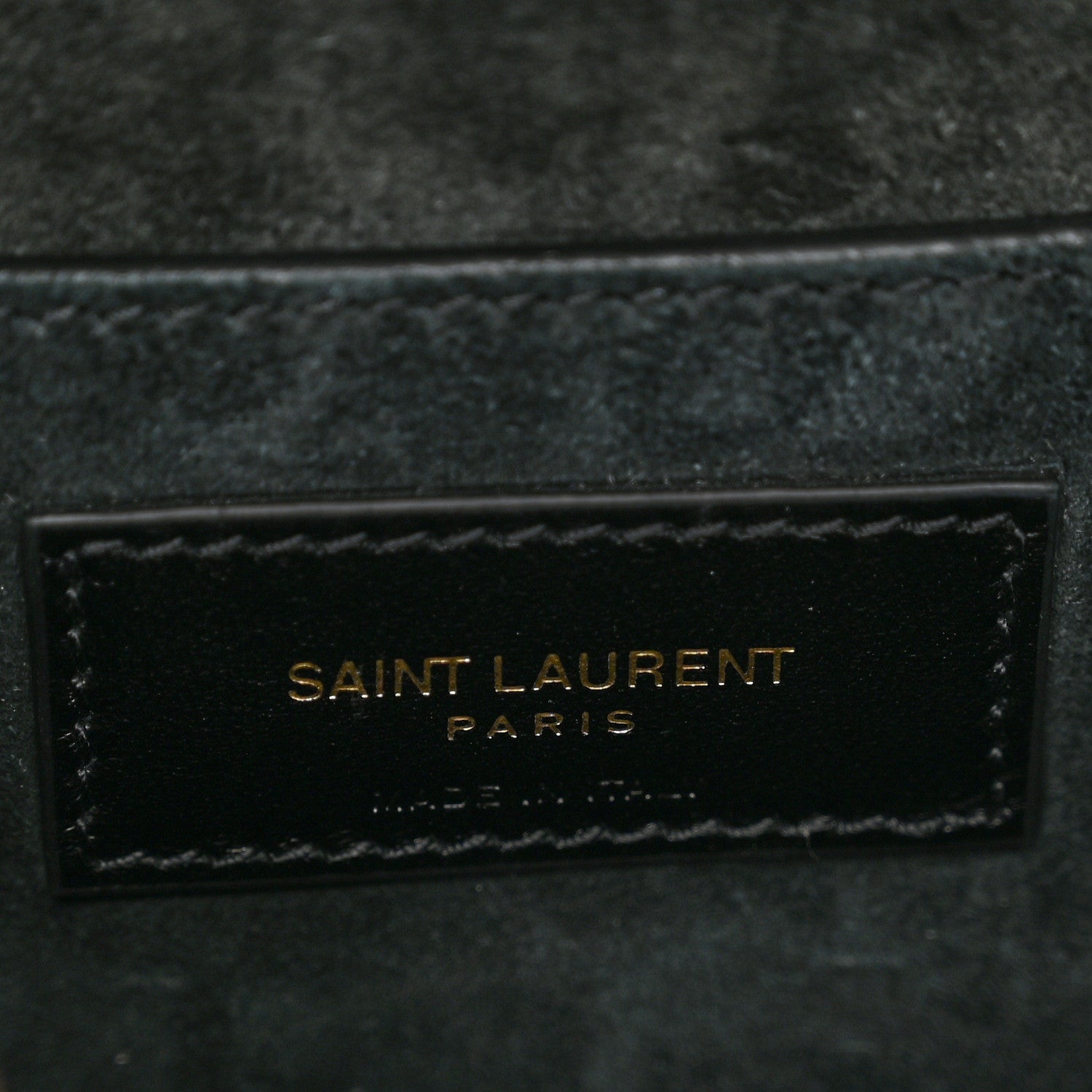Saint Laurent Lambskin Quilted Le 57 Diamond Shoulder Bag Black 6 of 9