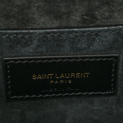 Saint Laurent Lambskin Quilted Le 57 Diamond Shoulder Bag Black 6 of 9