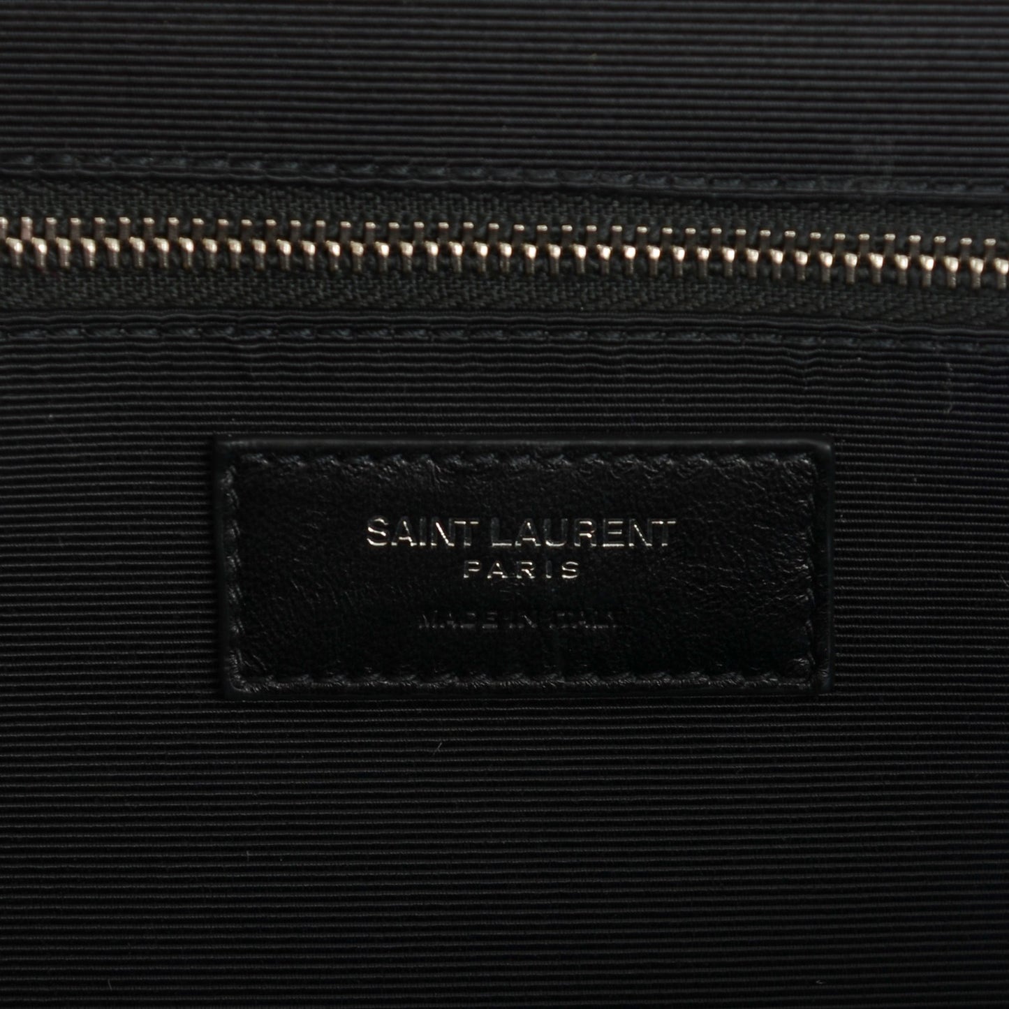 Grain De Poudre Large Tri-Quilt Monogram Satchel Navy