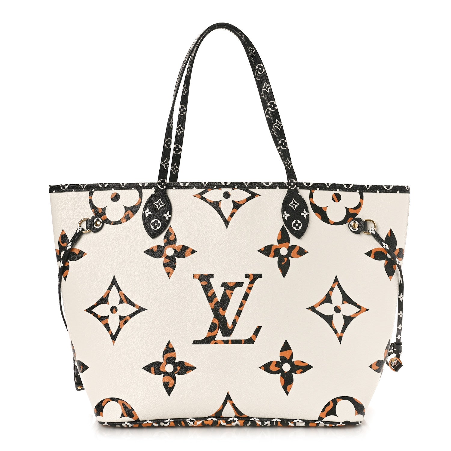 Louis Vuitton Monogram Giant Jungle Neverfull MM Ivory 1 of 8