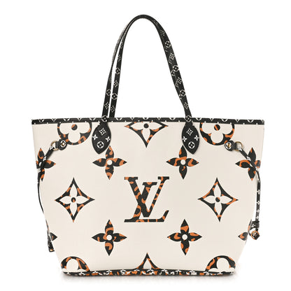 Louis Vuitton Monogram Giant Jungle Neverfull MM Ivory 1 of 8