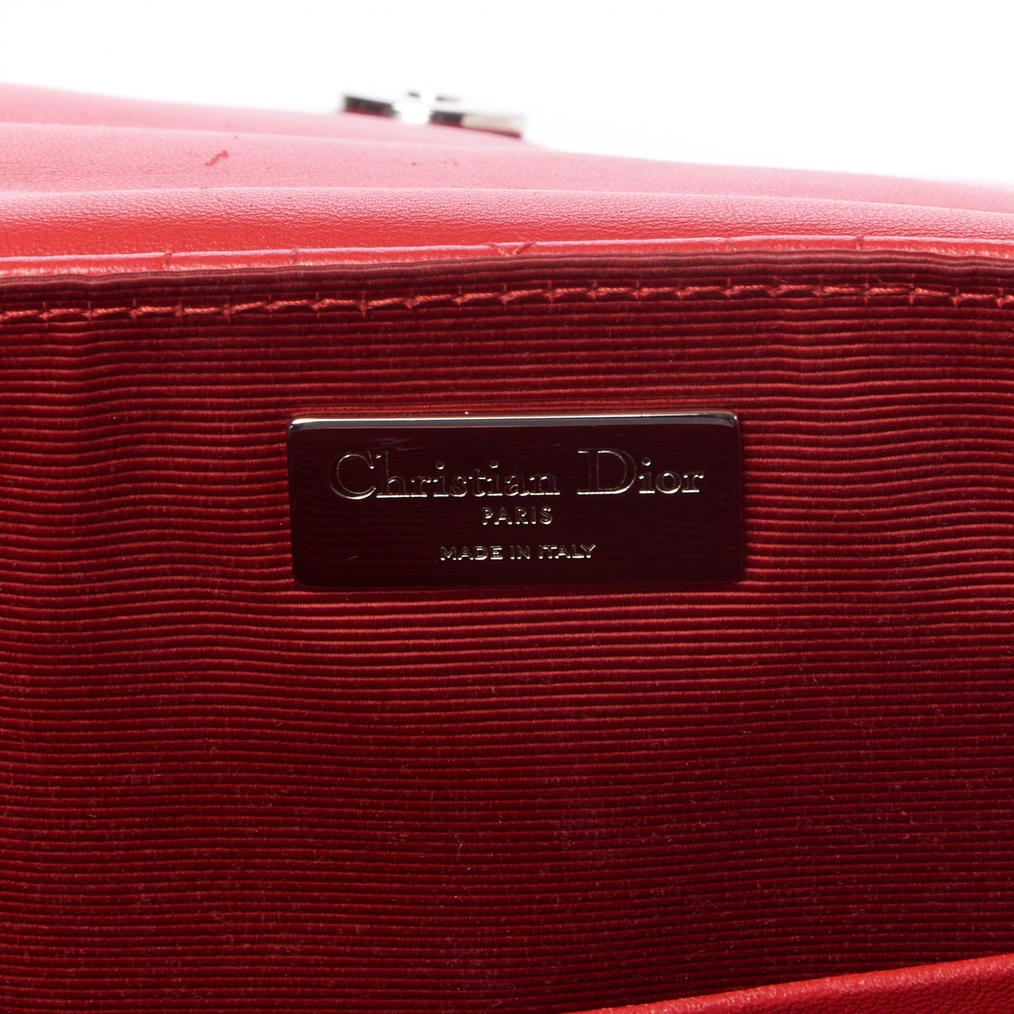 Lambskin Cannage Large Stardust Backpack Red