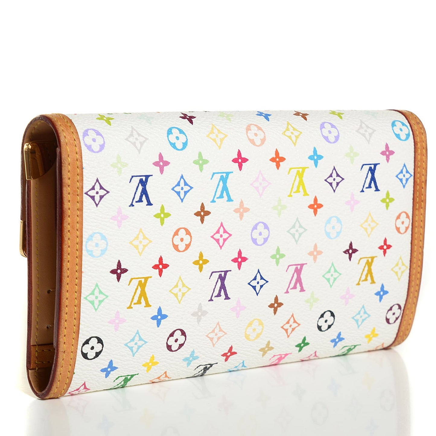 Monogram Multicolor Porte Tresor International Wallet White