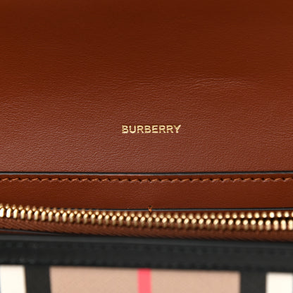 Burberry E-Canvas Icon Stripe Hannah Wallet With Detachable Strap Archive Beige 6 of 8
