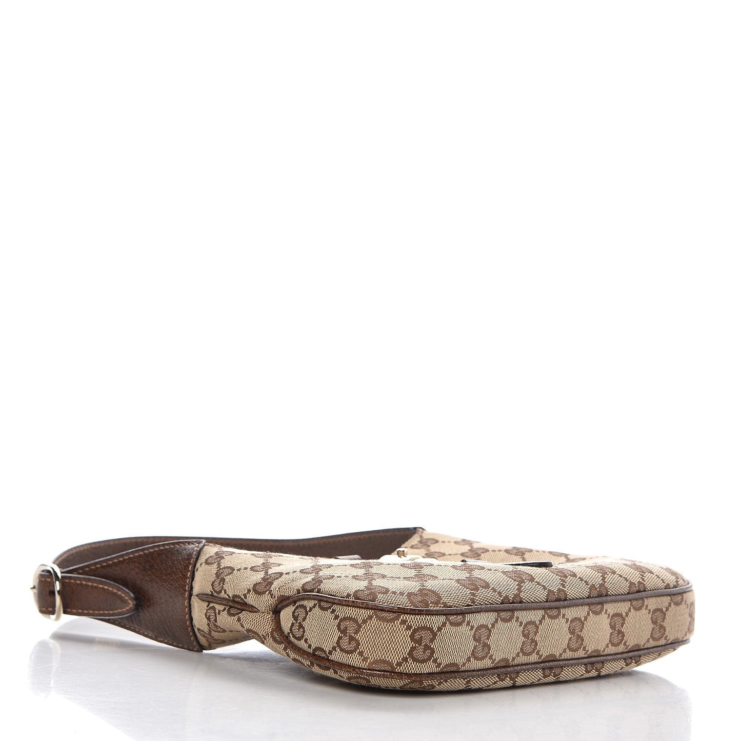 Monogram Web Small Piston Jackie O Hobo Brown