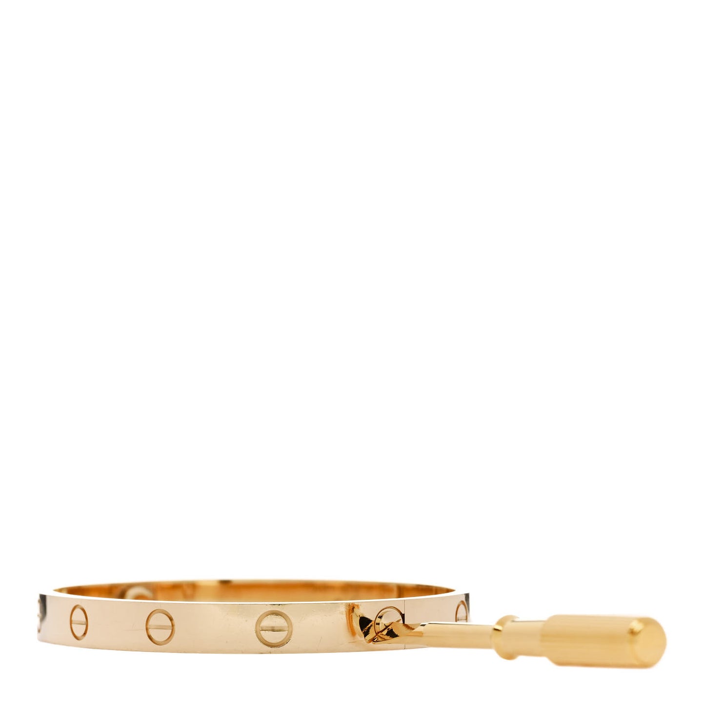 18K Yellow Gold LOVE Bracelet 17