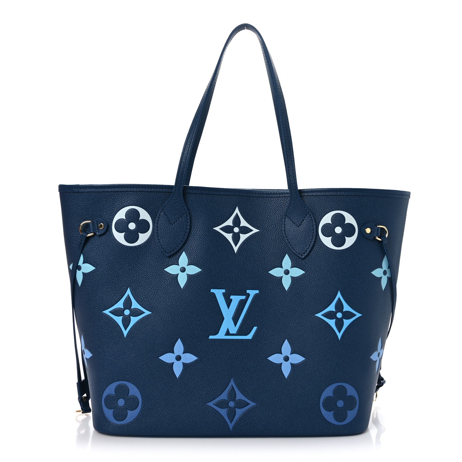 Louis Vuitton Empreinte Monogram Giant Neverfull MM Degrade Bleu 1 of 9