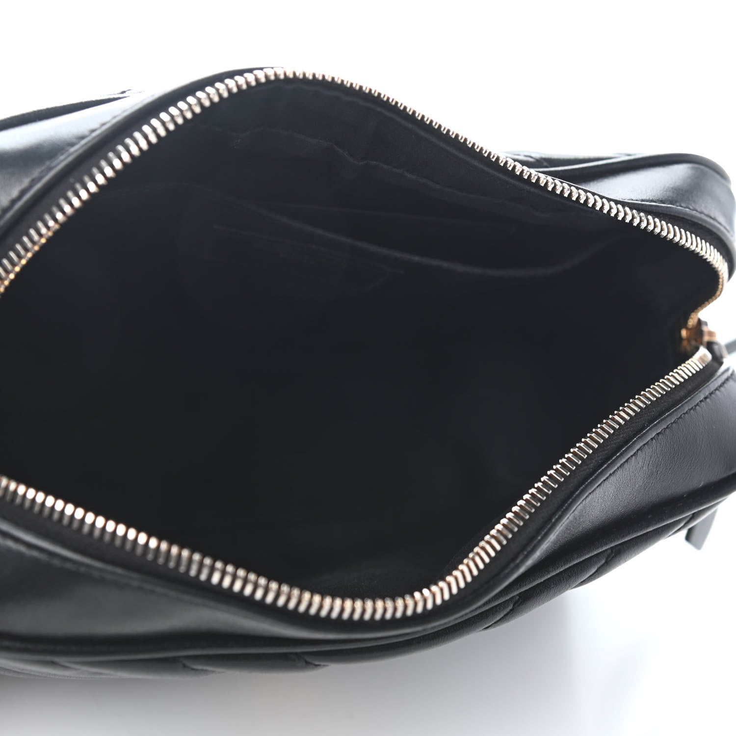 Saint Laurent Calfskin Matelasse Monogram Lou Camera Bag Black 5 of 9