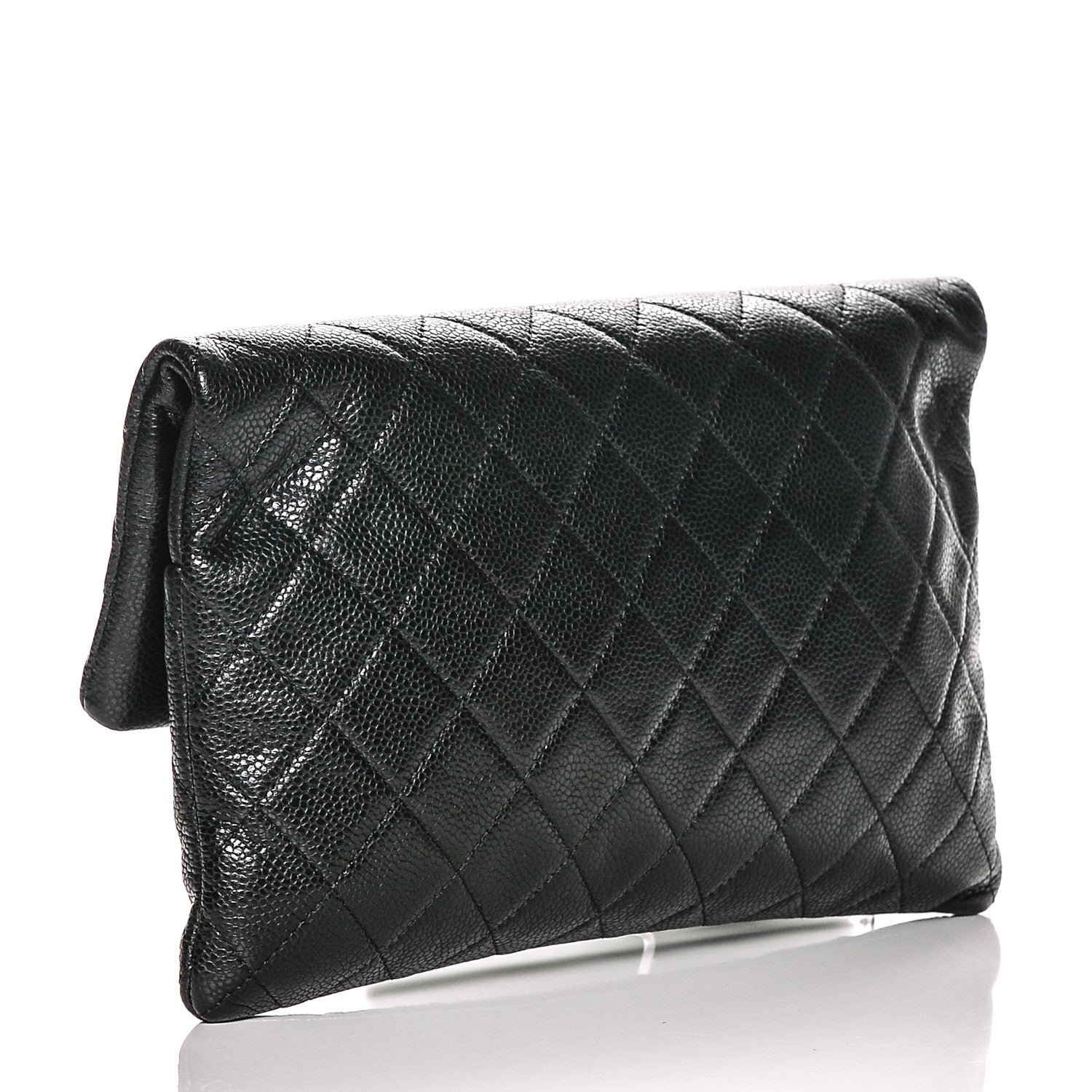Chanel Caviar Quilted CC Beauty Clutch Black 3 of 7
