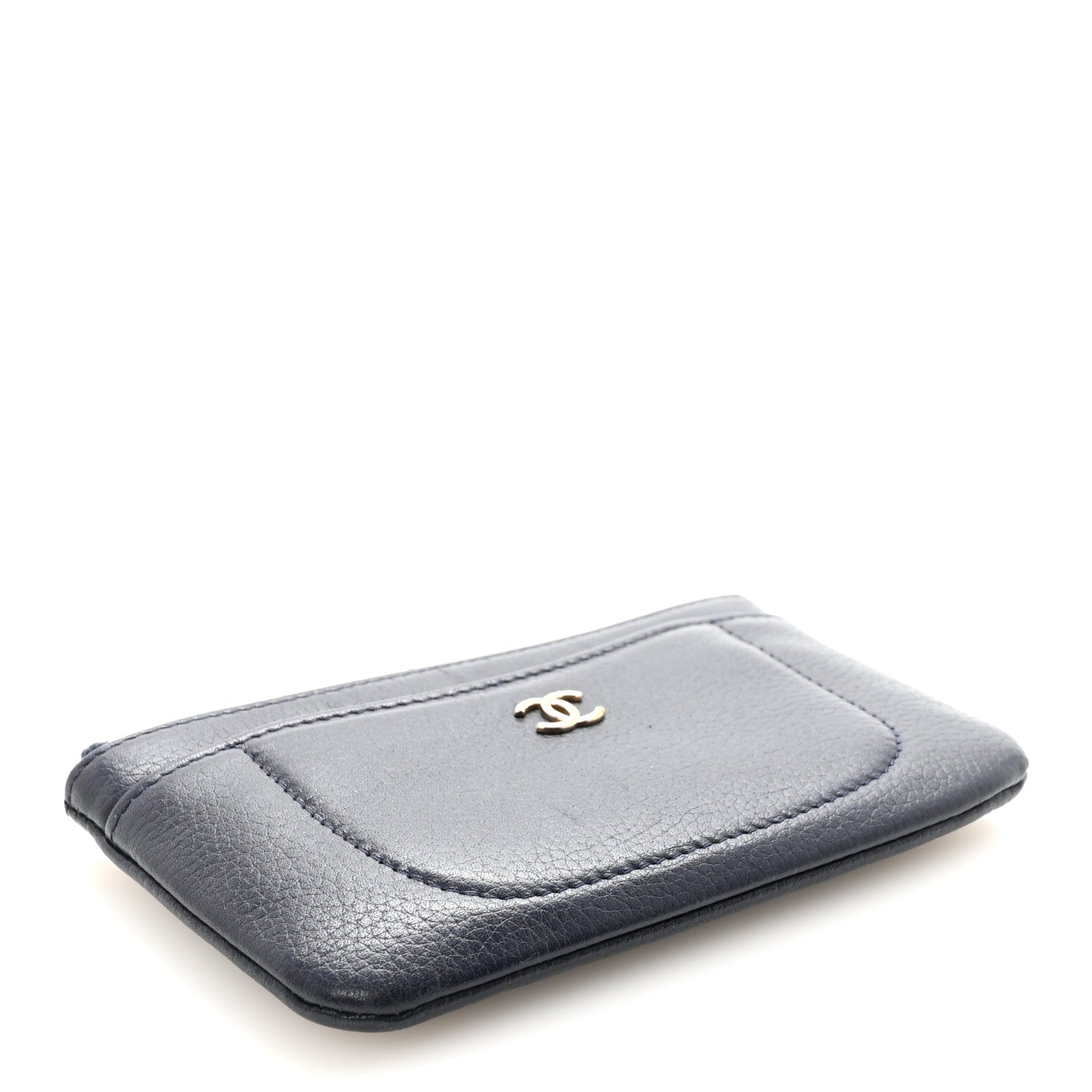 Chanel Grained Calfskin Neo Executive Cosmetic Case Navy 4 of 7