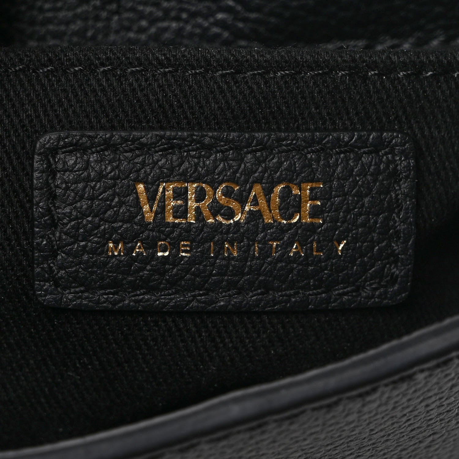 Versace Calfskin La Medusa Small Hobo Crossbody Black 5 of 7