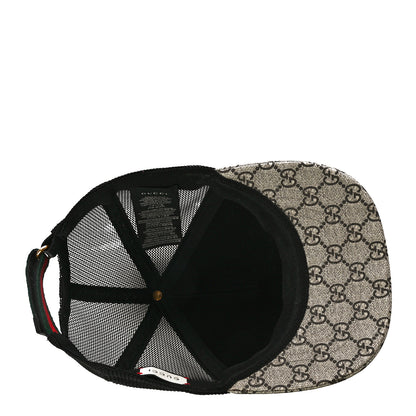 Gucci GG Supreme Monogram Kingsnake Print Baseball Hat L 59 Beige 5 of 11