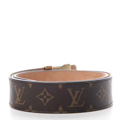 Louis Vuitton Monogram 40mm LV Initiales Belt 85 34 2 of 8