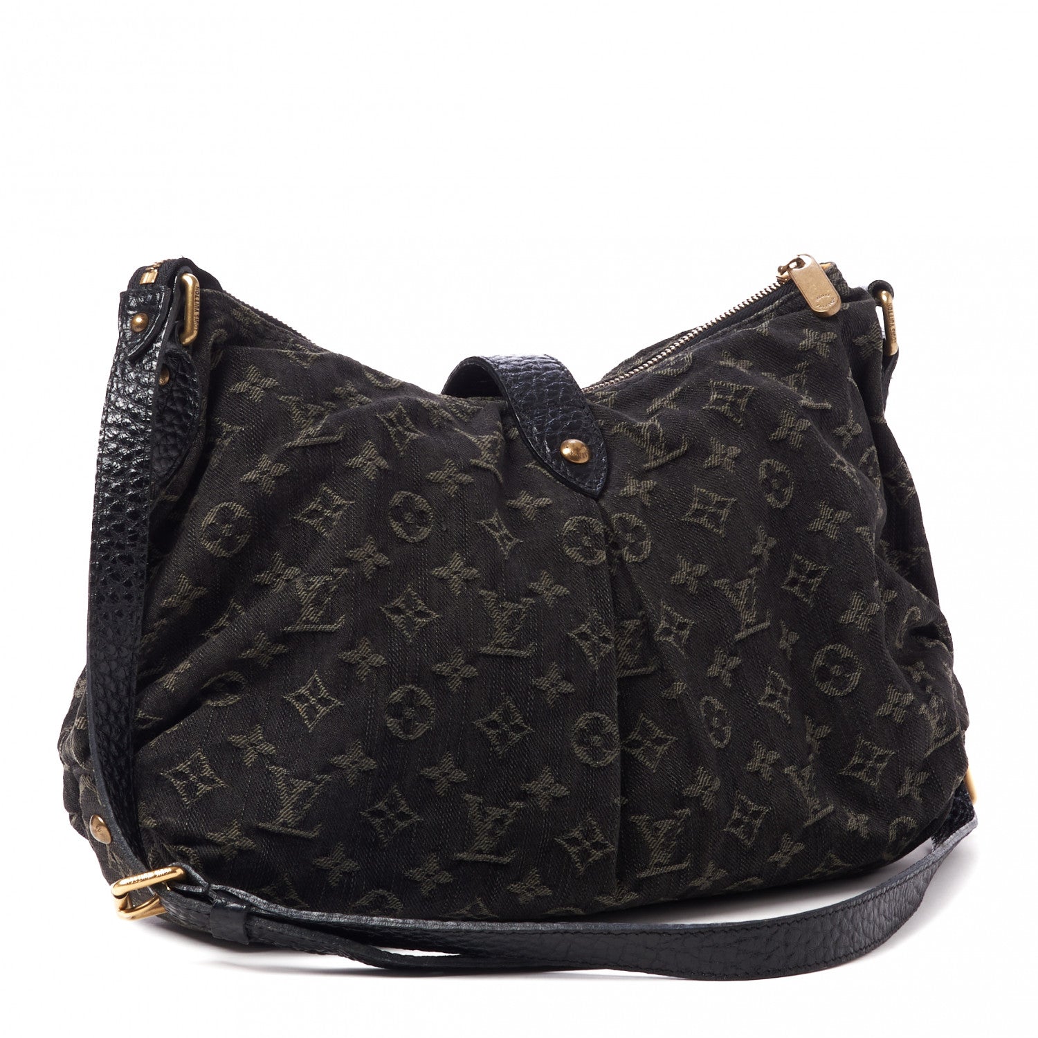 Louis Vuitton Monogram Slightly Denim Black 2 of 10