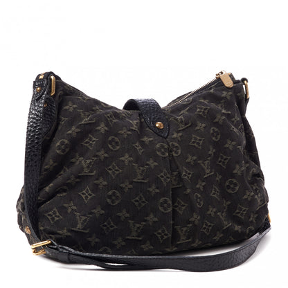 Louis Vuitton Monogram Slightly Denim Black 2 of 10