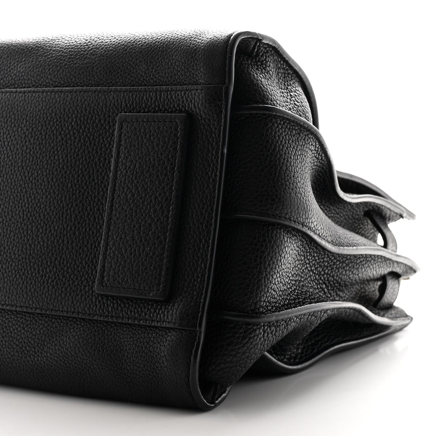 Grained Calfskin Small Supple Sac De Jour Black