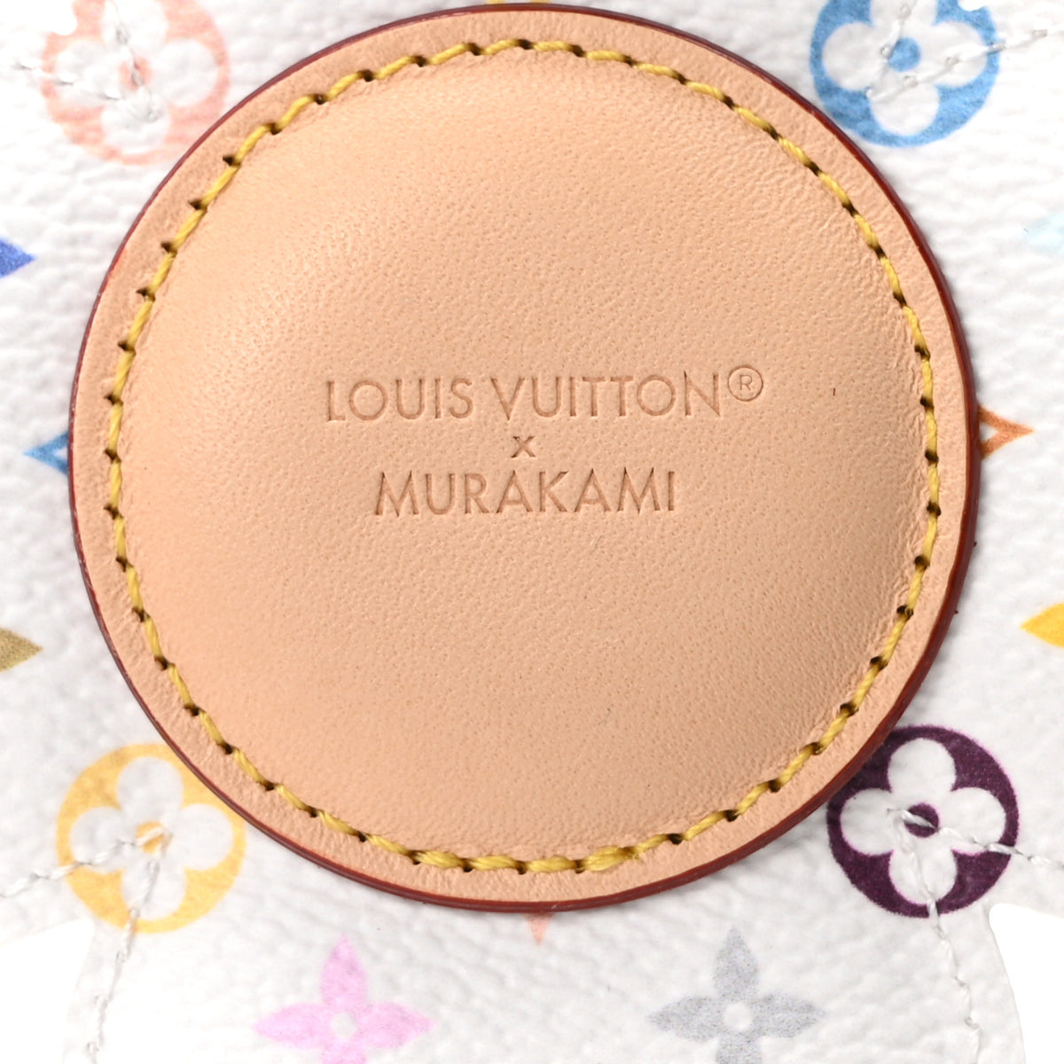 Louis Vuitton LV x TM Monogram Multicolor Vivienne Head Bag Charm White 3 of 4