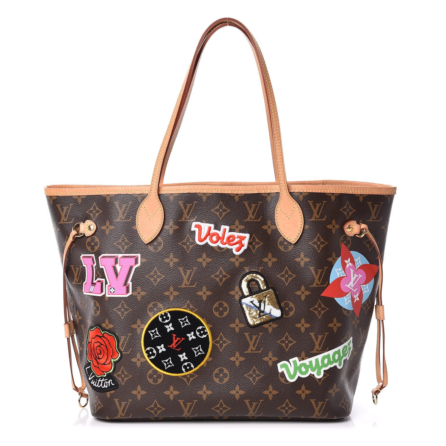 Louis Vuitton Monogram Travel Stickers Neverfull MM 1 of 9
