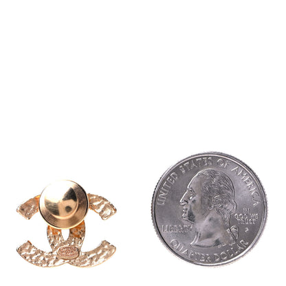 Chanel Enamel CC Brooch Black Gold 3 of 4