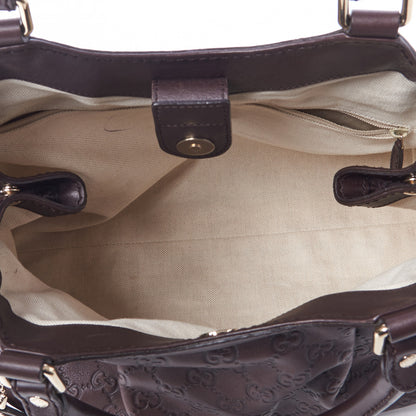 Gucci Guccissima Medium Sukey Tote Chocolate 7 of 10