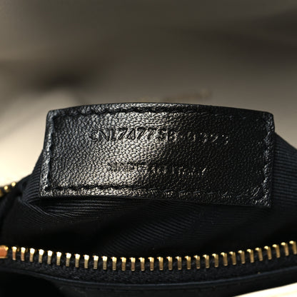 Saint Laurent Lambskin Quilted Toy Loulou Puffer Monogram Chain Satchel Crema Soft 7 of 10