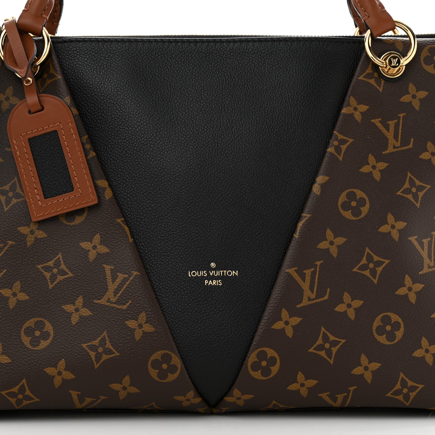Monogram V Tote MM Black