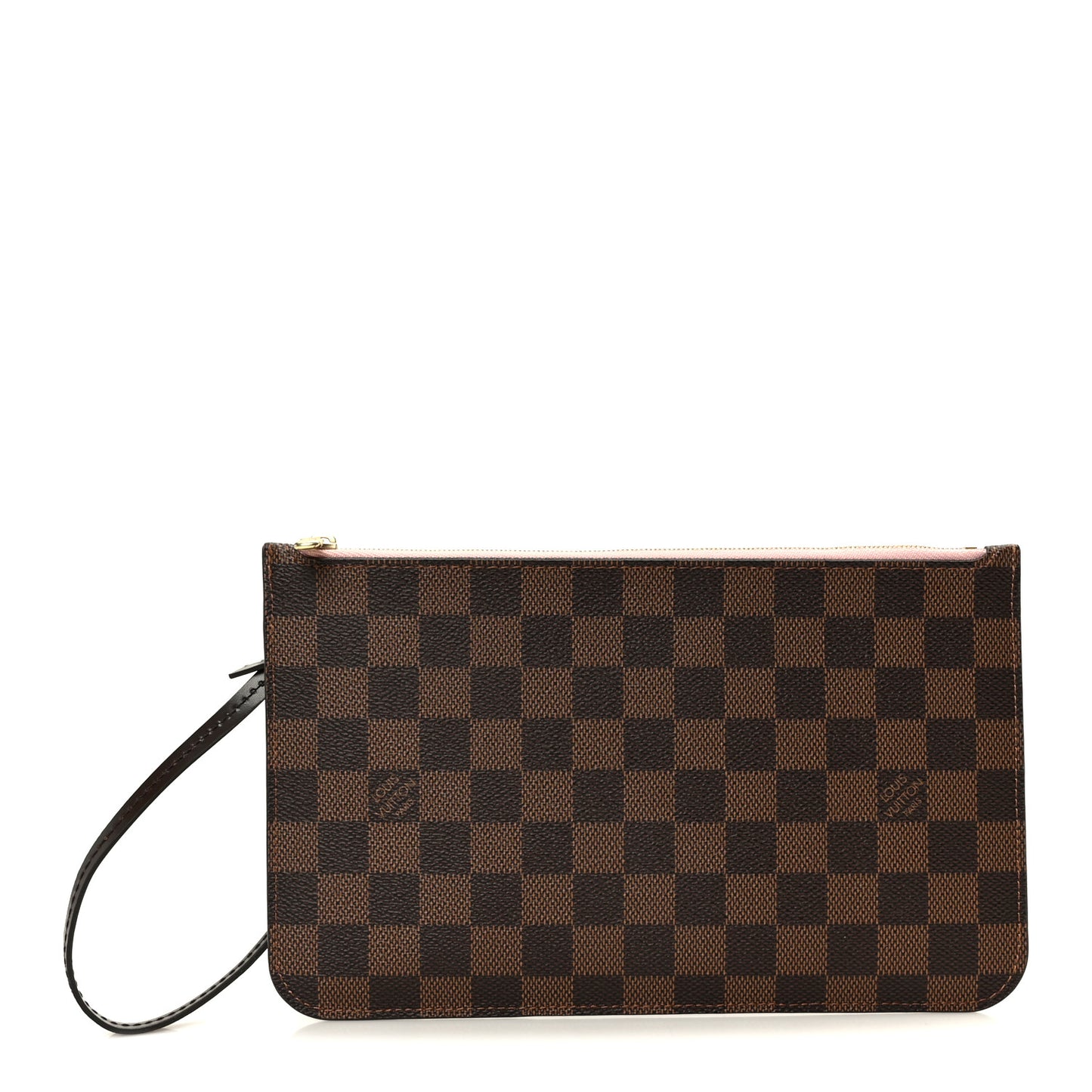 Damier Ebene Neverfull MM GM Pochette Rose Ballerine